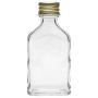 Viva Haushaltswaren 20 ml for 50 Mini Glass Bottles with Screw Tops for Self-Filling incl. Filling Funnel Diameter 5 cm