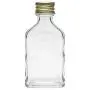 Viva Haushaltswaren 20 ml für 50 Mini Glasflaschen mit Schraubverschluss zur Selbstbefüllung inkl. Fülltrichter Durchmesser 5 cm
