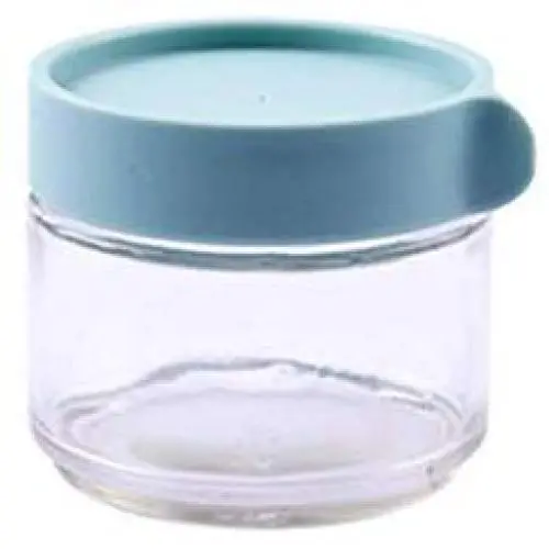 Kitchen Food Storage Jar Airtight Food Storage Kitchen Glass Jar Moisture-Proof Home Multi-Purpose Jam Bottle Cruet Storage Tank Glass Transparent Grains, Blue 250Ml Kitchen Food Storage Jar Airtight Food Storage Kitchen Glass Jar Moisture-Proof Home Multi-Purpose Jam Bottle Cruet Storage Tank Glass Transparent Grains, Blue 250Ml