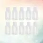 Lurrose 12Pcs 50ml Empty plastic sample bottle container jar pot with flip lid for emollient water shower gel emulsion Lurrose 12Pcs 50ml Empty plastic sample bottle container jar pot with flip lid for emollient water shower gel emulsion