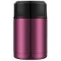 Thermos Food Jar 800ml Thermos Stainless Food Flask,Leakproof Vacuum Insulated Food Containers With Portable Insulation Bag (Color : Pink purple, Size : No-Bag)