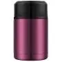 Thermos Food Jar 800ml Thermos Stainless Food Flask,Leakproof Vacuum Insulated Food Containers With Portable Insulation Bag (Color : Pink purple, Size : No-Bag)