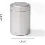 Titanium Legesand Mini Teelösungen Tragbare Versiegelte Dosen Behälter Silber