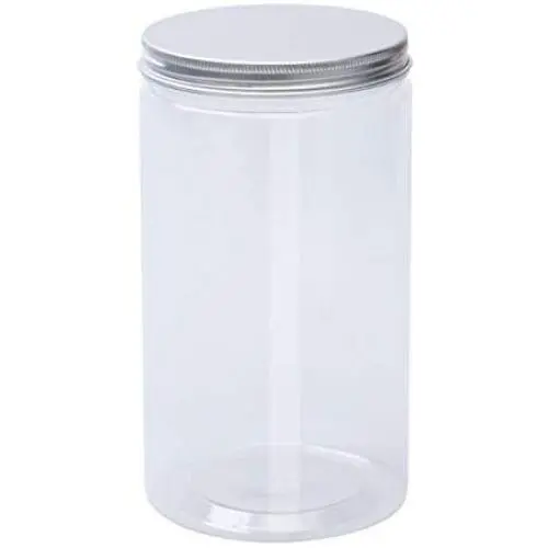 Garneck 1280ml Plastic Empty Sealed Jars Large Capacity Clear Storage Tank Containers with Lid for Food Snacks Candy Garneck 1280ml Plastic Empty Sealed Jars Large Capacity Clear Storage Tank Containers with Lid for Food Snacks Candy