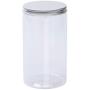 Garneck 1280ml Plastic Empty Sealed Jars Large Capacity Clear Storage Tank Containers with Lid for Food Snacks Candy
