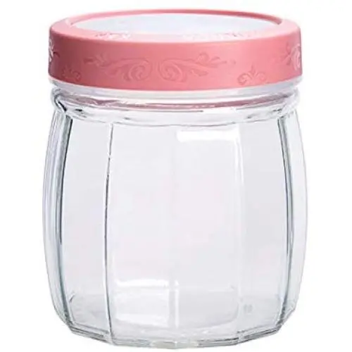 Yl Ly Glass Sealed Jar Jam Food Jar Kitchen Glass Jar Storage Jar Storage Jar Candy Nut Jar Pink Yl Ly Glass Sealed Jar Jam Food Jar Kitchen Glass Jar Storage Jar Storage Jar Candy Nut Jar Pink