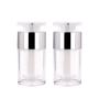 Airless Pump Bottle, Yebeauty Small Empty Pump Botte for Travel Reusable- 2 Pack, 15ml