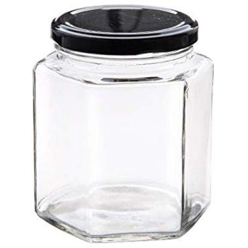 Yl Ly Large Glass Sealed Cans Transparent Glass Jars Jars Nuts Storage Jars Candy Bottles Glass Jars 380Ml