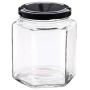 Yl Ly Large Glass Sealed Cans Transparent Glass Jars Jars Nuts Storage Jars Candy Bottles Glass Jars 380Ml
