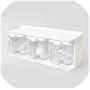 Spice Jar Seasoning Box Plastic Salt Pepper Kitchen Cumin Powder Storage Bottle Clear Transparent Rack Condiment Set Tools,Crystal 3pcs-set