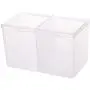 Milue Remover Paper Makeup Cotton Pad Storage Box Rhinestone Nail Art Tools Container