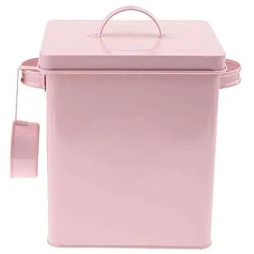 Pet Food Storage Container Holds 6lbs, Lid Airtight Seal,Ideal For Keeping Dog Biscuits Dry Cat Food Bird Seed Trill Grains (Color : Pink) Pet Food Storage Container Holds 6lbs, Lid Airtight Seal,Ideal For Keeping Dog Biscuits Dry Cat Food Bird Seed Trill Grains (Color : Pink)