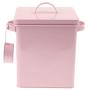 Pet Food Storage Container Holds 6lbs, Lid Airtight Seal，Ideal For Keeping Dog Biscuits Dry Cat Food Bird Seed Trill Grains (Color : Pink)