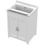 Mongarid Compete Washtub with Mounting Kit and Siphoned Trap