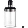 Glass Kitchen Storage Containers - Glass Seasoning Tank Kitchen Spice Kit Bottles Pepper Spoon Seasoning Jars Oil Brush Honey Container Food Storage Container