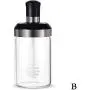 Glass Kitchen Storage Containers - Glass Seasoning Tank Kitchen Spice Kit Bottles Pepper Spoon Seasoning Jars Oil Brush Honey Container Food Storage Container