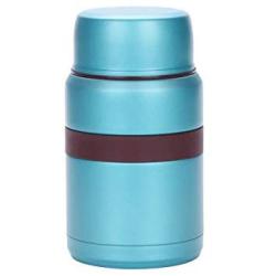 G.a HOMEFAVOR Portable Vacuum Insulated Stainless Steel Food Jar Food Flask With Leak Proof Design, 17 oz (500 ml) Hot Cold Vacuum Lunch Thermos Container Kids Food Storage Container, Blue