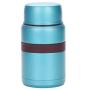 G.a HOMEFAVOR Portable Vacuum Insulated Stainless Steel Food Jar Food Flask With Leak Proof Design, 17 oz (500 ml) Hot Cold Vacuum Lunch Thermos Container Kids Food Storage Container, Blue