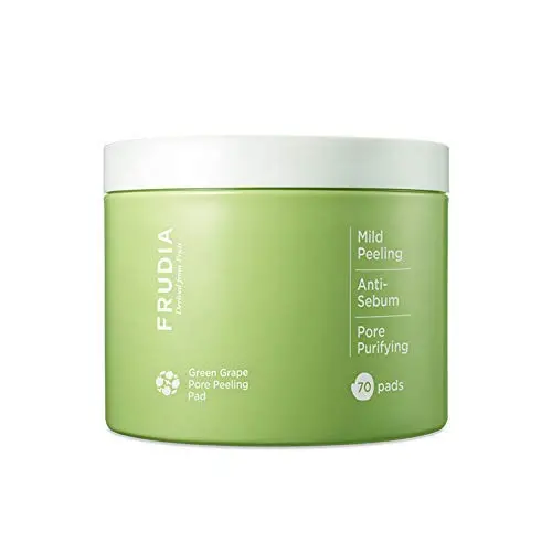 FRUDIA Green Grape Pore Peeling Pad 3ml / 0.28oz x 70 pcs FRUDIA Green Grape Pore Peeling Pad 3ml / 0.28oz x 70 pcs