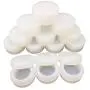 SZBS Silicone containers 7ml Clear Container For Dab Oil Non-stick Round Shape Concentrate Wax Storage Jars (50)