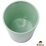 Set of 3 Metal Food Storage Tin With Bamboo Lid for Sugar Tea Coffee Canister Jar Light Green (LIGHT GREEN)