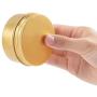 PH PandaHall 20Pack 60ml Metal Jars with Lids 2oz Golden Makeup Empty Containers Tin Empty Aluminum Tins Slip Slide Containers Jar Cans Bottle for Cosmetics Lotion Cream Travel Use