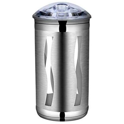 Food Storage Containers Set of 2,304 Stainless Steel Kitchen Canisters Jars with Airtight Lid,See-Through Windows to View Content Levels,Great for Tea Snacks Sugar Milk Powder,Silver 45oz