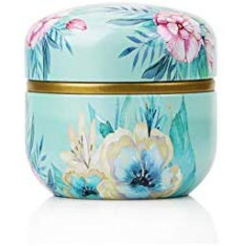 Multifunction Tea Jar Storage Holder Coffee Powder Organizer Cans Round Metal Tea Box Tea Caddies Mini,A