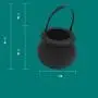 Garneck Halloween Candy Jars, Handheld Candy Buckets, Witch Cauldron Candy Holders for Halloween Party Hanging Props (8 pcs Black) Garneck Halloween Candy Jars, Handheld Candy Buckets, Witch Cauldron Candy Holders for Halloween Party Hanging Props (8 pcs Black)
