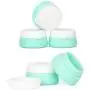BlueSunshine Silicone Cosmetic Containers Cream Jar with Sealed Lids, 3 Pieces - Food Grade Silicone - BPA Free - Great for Travel, Home and Outdoor (10ml Cream Jars)