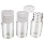 24 Stück 0,17oz/5ml Klare Plastikleere Behälter Auffüllbare Reisebehälter mit Verschluss für Kosmetikproben, Shampoos, Körperlotionen, Cremes, Toner, Ätherische Öle