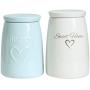 HHXQXB Ceramic Food Storage Canister,Condiments ContainerTea, Coffee, Spice, Sugar, Salt and MoreWearing Matte CoatingCO2 and Preserves Food Freshness（167.5cm）