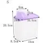 Kitchen grains/legumes storage box Storage jar Plastic Transparent with Lid Seal 3-piece set Food Dispensers Kitchen grains/legumes storage box Storage jar Plastic Transparent with Lid Seal 3-piece set Food Dispensers
