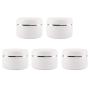 Minkissy 5pcs Travel Cream Jars Mini Cream Container Travel Size Bottles Cosmetic Makeup Container 20g