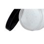 1Set 60ml 2oz Empty Clear Make-up Powder Puff Case Loose Powder Box Face Powder Blusher Container Jars With Sponge Puff Black Lid Sifter For Foundation Cosmetic