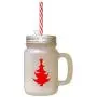 Arbre de Noël Rouge #6 : Pot en Verre Froissé avec Paillasson Arbre de Noël Rouge #6 : Pot en Verre Froissé avec Paillasson