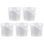 Artibetter 15PC Slime Storage Containers with Lids and Handle, Leakproof Clear Plastic Storage Slime (Spoon-Colored Random)