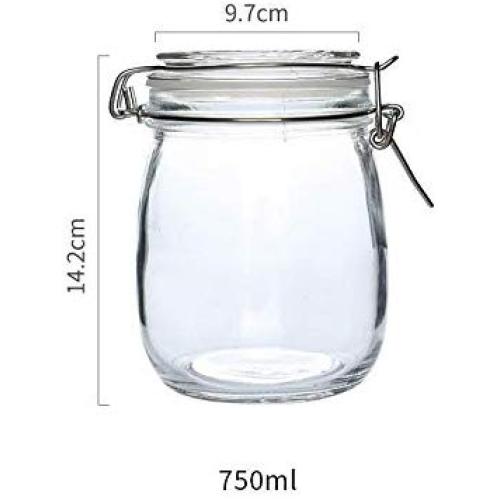 YL LY Large With Lids, Cans, Snacks, Cans, Food, Sealed Cans, Round Glass Jars, Storage Jars, Household Medium