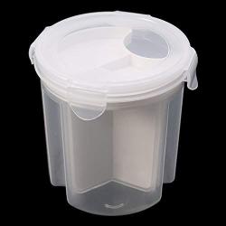 Kitchen Food Storage Jar Airtight Food Storage Kitchen Food Cereal Grain Bean Rice Plastic Storage Tanks Container Box (Size : S)