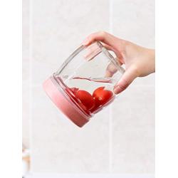 Yl Ly Glass Sealed Jar Jam Food Jar Kitchen Glass Jar Storage Jar Storage Jar Candy Nut Jar Pink