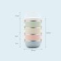 Thermos Food Jar Thermos Stainless Food Flask,Leakproof Insulated Food Containers,Multi-layer, Portable Insulated Bag (Color : Multi-colored, Size : 2100ML)