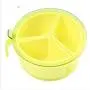 1Pc Spice Jar Seasoning Can Sugar Bowl Transparent Lid Seasoning Box Kitchen Tool Salt Condiment Cruet Storage Jar Lf 115,Yellow