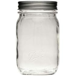 Ball Smooth Sided Regular Mouth Pint Jars (16 oz. Regular Mouth - 36 Pack)