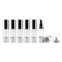 Cornucopia Airless Pump Flaschen (6er-Set, 30ml); Nachfüllbare Make-up-Grundierzylinder