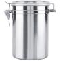 Stainless Steel Coffee Container Vacuum Sealed Storage Jar for Sugar Tea Bean, 800/1100 / 1400 / 1900ml Food Jars Canisters(XL)