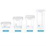 Baiwka Food Storage Container With Lids,Airtight Kitchen Storage Jars,Stackable Durable Kitchen Cereal Container For Dry Fresh Food Storage,BPA Free Dispenser
