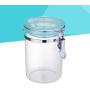 TOPBATHY Plastic Cereal Food Storage Container with Locking Lids Leak Proof Storage Bottle 750ml
