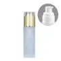 3PCS 30ml/1oz Leere Gefrorene Glas Lotion Flasche Kosmetik Behälter Lagerbehälter Glasflasche mit Golddeckel für Serum Emulsion Creme Ätherisches Öl (Farbe wie Bild)