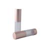 2PCS 15ml/0.5oz Empty Refillable Clear Plastic Airless Vacuum Pump Press Bottle Lotion Dispenser with Rose Gold Lid Portable Travel Cosmetic Container Jar Pot Vial for Emulsion Essence Serum