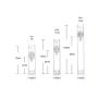 12Pcs Portable Empty Refillable Clear Plastic Airless Vacuum Pump Bottle Cosmetic Make-up Cream Lotion Sample Packing Toiletries Liquid Storage Container Vial Jars(15ml/0.5oz)